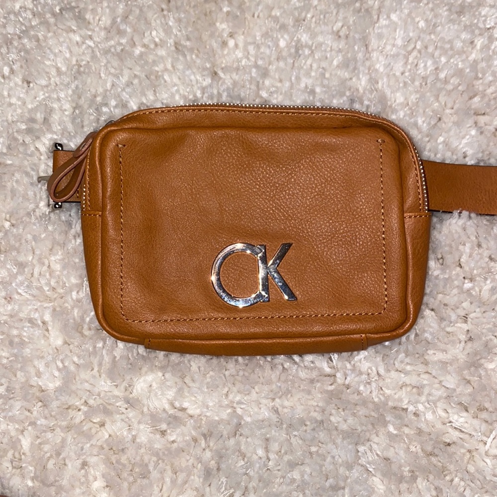 Calvin Klein leather fanny pack
